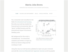 Tablet Screenshot of martinjohnbrown.net